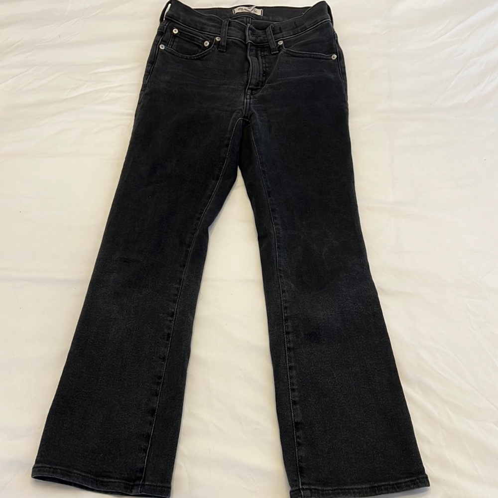 Madewell Black Cali Demi Boot Jeans